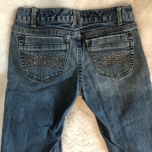 Aero Hailey Skinny Flare Jeans 1/2